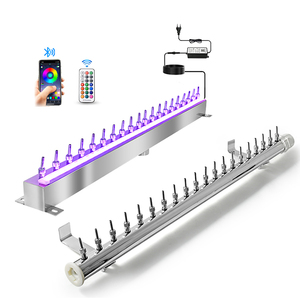 <span class=keywords><strong>Fontaine</strong></span> d'eau suspendue en acier inoxydable 304 personnalisée, cascade d'eau LED <span class=keywords><strong>pour</strong></span> <span class=keywords><strong>piscine</strong></span> extérieure, rideau d'eau, cascade de pluie - Product Image 3