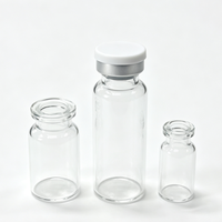 Flacon en verre transparent de type I de 6 ml pour le remplissage pharmaceutique et les solutions d'emballage stérile