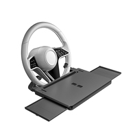 Plateau universel pour volant de voiture, bureau pliable pour ordinateur portable, porte-gobelet pour les conducteurs en voyage, plateau alimentaire portable pour voiture