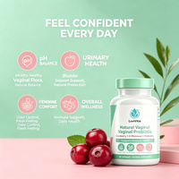 Capsules Probiotiques Vaginales pour Femmes avec Prébiotiques Canneberge & D-Mannose – Favorise l'Équilibre du pH Vaginal et la Santé des Voies Urinaires – OEM