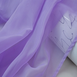 Rideau en polyester 100% ignifuge, léger, de <span class=keywords><strong>grande</strong></span> <span class=keywords><strong>largeur</strong></span>, voile pur coloré - Product Image 2
