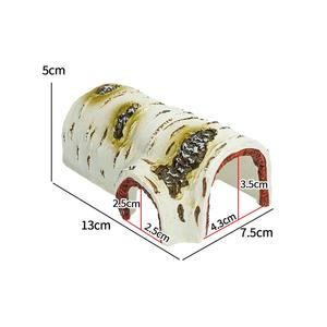 Lussuosa Grotta Decorativa per Rettili, Piattaforma di Prendisole in Plastica Simulazione Roccia, Resistente ed Ecologica per Piccoli Animali - Product Image 6