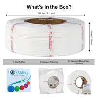 YASIN produsen industri 3D filamen Printer PETG 1.75mm neon 1KG Spool batang plastik cetak FDM CE ROHS bersertifikat