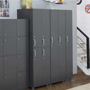 Tofas tủ khóa gỗ 2 người Hàn Quốc thiết kế hiện đại hai tông màu bền chống trầy xước bề mặt văn phòng trường học - Product Image 4