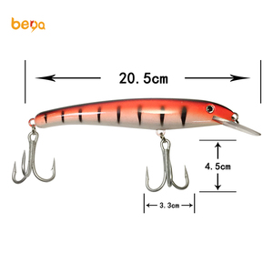 20.5cm 70g batan plastik balıkçılık luresminnow bait OEM olta takımı yem büyük sert balıkçılık lures - Product Image 3