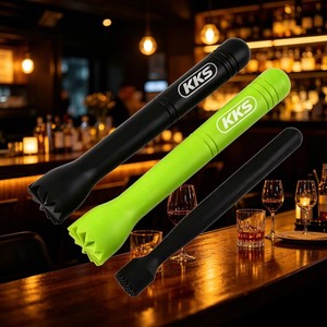 Outils de bar personnalisés en plastique vert, blanc, noir 17,5 cm, 21,5 cm, 24,5 cm – Pilons, marteaux à citron, pilons à glace pour campagnes marketing - Product Image 6
