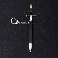 Gantungan Kunci Pedang Aragorn Narthil 12cm, Senjata Abad Pertengahan, Pedang Katana Samurai Logam