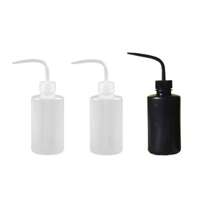Bouteilles en plastique à presser HBC Factory, best-sellers, 150ML 250ML 500ML 1000ML, pour rinçage des cils, des tatouages et des fleurs (effet gouttelettes) - Product Image 2