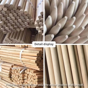Bastoncini di <span class=keywords><strong>Legno</strong></span> di Faggio Sostenibile di Alta Qualità, Non Finiti, Rotondi, di Diverse Dimensioni per Progetti Fai-da-Te - Product Image 5