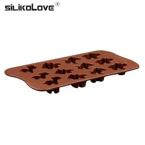 Molde de Silicona para Chocolate con Forma de Dinosaurio de 12 Cavidades, Antiadherente, Libre de BPA, Platino LFGB, de la Fábrica MUYULINS - Product Image 6
