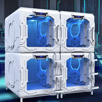 Nouveau lit double design Space Capsule Bed avec TV multifonctionnelle et jeux