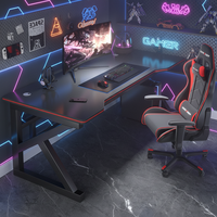 Bureau d'ordinateur moderne et épuré en aluminium, réglable et écologique, idéal pour la maison, le bureau, les étudiants, la chambre à coucher, le lit et le gaming, pratique pour…