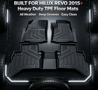 Fournisseur direct d'usine, tapis de sol en TPE robustes, imperméables, antidérapants, sur mesure, ajustement 3D pour Revo Off-Road Pickup Truck Full