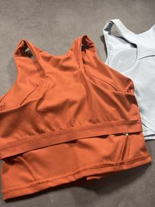 Luluyun Women <strong>Racer</strong> Back Build-in Bra Workout Fitness Running Back Vest Gym Ladies <strong>tank</strong> <strong>Top</strong> With Bra Padding - Product Image 4