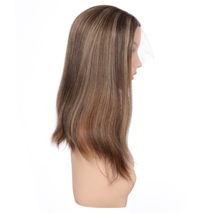 Venta de Fábrica: Pelucas de Cabello Humano Virgen Chino con Frente de Encaje, Base Transparente, Largas, Tallas Pequeñas y Grandes, 150% de Densidad - Product Image 3