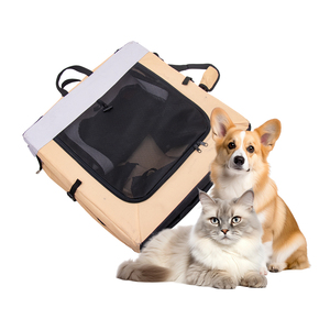 Biểu Tượng Tùy Chỉnh Oxford Vải Khung Mạnh Mẽ Có Thể Gập Lại Dog Cat Pet Mềm Lồng Hãng Hàng Không Đã Được Phê Duyệt Công Suất Lớn Pet Crate - Product Image 2