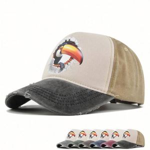 Casquettes de baseball imprimées avec logo, effet vieilli et délavé, protection solaire, style sport, Gorra, Rétro, Vintage, Dad Hat - Product Image 1