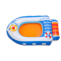 Taille personnalisée siège d'eau gonflable en PVC durable pour bébé, volant transfrontalier, bateau pour enfants, jouet, installations d'amusement aquatique