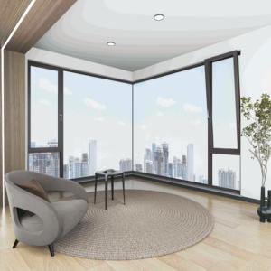 Fuson Gratis Monster Open Binnen Ontwerpen Goedkope Prijs Import Materiaal Franse Lock Handvat Filipijnen Aluminium Openslaande Raam - Product Image 5