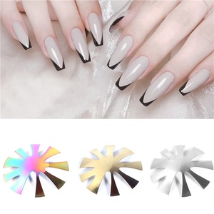 Paso <span class=keywords><strong>sico</strong></span> Brand New Nail Công Cụ Thép Không Gỉ Pháp Tấm U V Hình Dạng Mô Hình Móng Tay Nghệ Thuật Công Cụ Tấm Cho Khác Tự Làm Móng Tay Sản Phẩm - Product Image 2