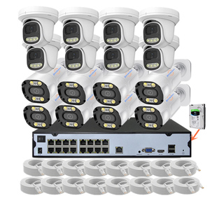 Ensemble <span class=keywords><strong>de</strong></span> <span class=keywords><strong>surveillance</strong></span> CCTV complet Jianan 5MP POE IP avec caméras, NVR, disque dur, câbles LAN, vision nocturne 16 canaux, grand angle, pour <span class=keywords><strong>magasin</strong></span>, entreprise - Product Image 1