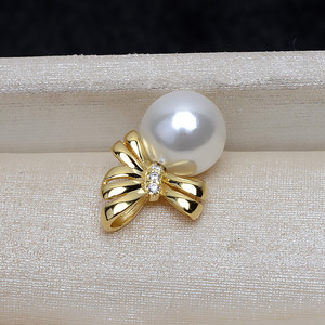 Colgante de Aguja Recta de Plata S925 con 8-10 Perlas Sueltas, Accesorio para DIY con Bandeja Vacía, Semiterminado 3927 - Product Image 4