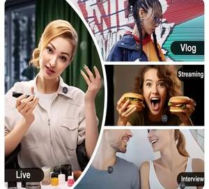 Micrófono Inalámbrico Dual PIX-LINK M1 <span class=keywords><strong>de</strong></span> Forma Redonda para iPhone y Móviles Tipo C, con Clip Magnético para Cuello y Cancelación <span class=keywords><strong>de</strong></span> Ruido - Product Image 5