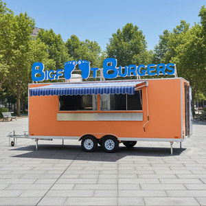 CAMPTRL Chariot à café personnalisé, camion de restauration, camionnette à snacks, pizza, <span class=keywords><strong>tacos</strong></span>, barbecue, glaces, camion de restauration mobile, remorques alimentaires entièrement équipées - Product Image 4