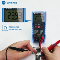 Multimètre numérique intelligent DT-19N Mini haute précision, mesure automatique de tension AC/DC, courant, résistance, capacité, outil de réparation