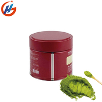 Latas de Metal Personalizadas de Lujo para Envasado de Granos de Café, Selladas al Vacío, Herméticas, Redondas, para Té Verde Matcha en Polvo