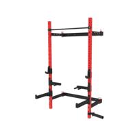 Rack d'entraînement mural multifonctionnel en acier commercial, réglable pour exercices complet du corps (poitrine/dos/jambes/squats/statiques)