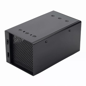 Electronic Enclosure Mini PC Case Powder Coated Steel Perforated Bending Desktop Computer Custom OEM Factory Manufacturer - Product Image 3