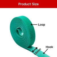Bande de fixation auto-adhésive en polyester/nylon écologique et imperméable pour câbles, personnalisable en usine, pour plantes