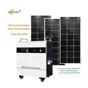 All In One Solar Power System dengan Baterai Lifepo4 All In One Solar Hybrid Sistem Surya