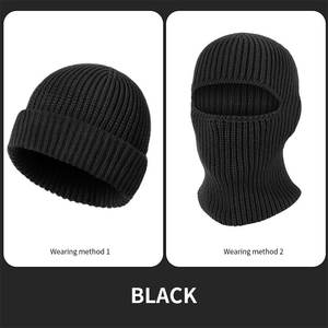 Großhandel Sportliche Wandelbare 2-in-1 Fahrrad-Sturmhaube Winter Winddichte Acryl-Strick Ski-Balaclava <span class=keywords><strong>Beanie</strong></span> mit Charakter-Design - Product Image 5