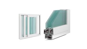 Vinil sürgülü pencereler için toptan UPVC profilleri, özel yapılmış enerji verimli UPVC sürgülü pencere üretici - Product Image 4