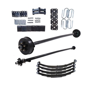 Asse del rimorchio frenato del tamburo elettrico di prezzo di fabbrica della cina 7000 lbs con le molle a balestra - Product Image 2