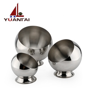 Zucchero Arco Bocca Larga In <span class=keywords><strong>Acciaio</strong></span> Inox Materiale di miscelazione ciotola di Stoviglie Tipo ciotole di riso - Product Image 4