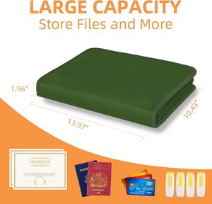 12-Pocket Expandable Zipper <b>Folder</b> Fireproof Accordion <b>File</b> Organizer with Tabs for Efficient Document Management - Product Image 5