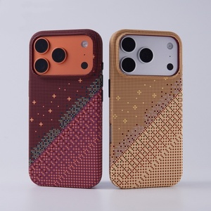 Funda Magnética de Lujo con Textura de Fibra de Carbono para iPhone 17 13 14 15 16 Pro Max 17 Air, Carga Inalámbrica, Protección Antigolpes - Product Image 2