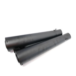 Silencieux d'échappement complet noir Brocks pour Suzuki GSXR 1300 <span class=keywords><strong>HP4</strong></span> zx14 <span class=keywords><strong>s1000rr</strong></span> nk40 Hayabusa 1999-2007 évasion moto café racer échappement - Product Image 2