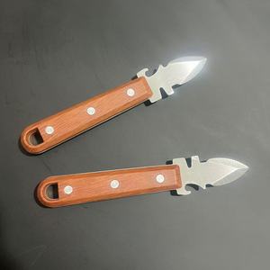 Couteau à huîtres en acier inoxydable 17,5 cm, outil robuste pour fruits de mer - Product Image 3