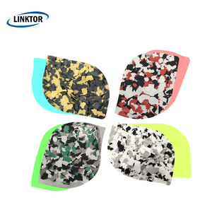 Venta Caliente de Fábrica: Chips de Epoxi de Colores Mezclados, Escamas de Vinilo Epoxi para Suelos de Garaje y Decoración con Aspecto de Piedra - Product Image 3
