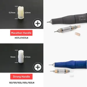 หัวจับเครื่องเจียรเล็บ STRONG 210 รุ่นพลาสติกแบบไขว้ สำหรับด้ามจับ SDE H37L1 H37LN อุปกรณ์เสริมสำหรับเครื่องเจียรเล็บ - Product Image 2