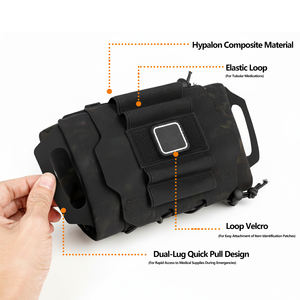 Bolsa Táctica Molle para Primeros Auxilios, Kit de Emergencia de Despliegue Rápido, Bolsa de Utilidad para Camping, Bolsa de Cinturón - Product Image 2