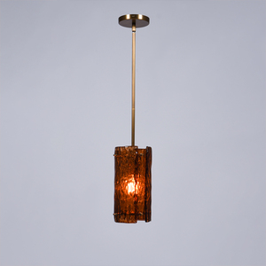 Suspension moderne à tête unique en verre de Murano italien, éclairage intérieur décoratif pour chambre, couloir, hôtel, maison - Product Image 1