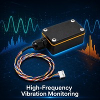 OHTS1214 Sensor Getaran Frekuensi Tinggi Tiga Sumbu Resolusi 0,1 mg Resolusi Frekuensi 1 Hz Kebisingan Rendah