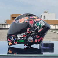 Casque de moto rétro personnalisable en ABS pour hommes et femmes, intégral, certifié DOT et CCC, double visière, taille XL, universel, toutes saisons