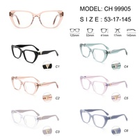En stock – Lunettes optiques de luxe haut de gamme en acétate avec ornements, montures de lunettes à monture complète fabriquées à la main, confortables pour un usage quotidien