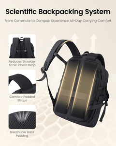 Mochila para Portátil LOVEVOOK para <span class=keywords><strong>Mujer</strong></span> y Hombre con Soporte para Vaso Gigante, Mochila de Viaje para Computadora de Trabajo de 15.6 Pulgadas con Compartimento para Portátil - Product Image 4